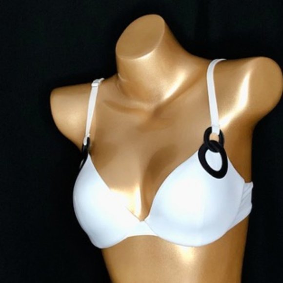 LISE CHARMEL SWIMSUIT TOP - WHITE - Picture 3 of 5